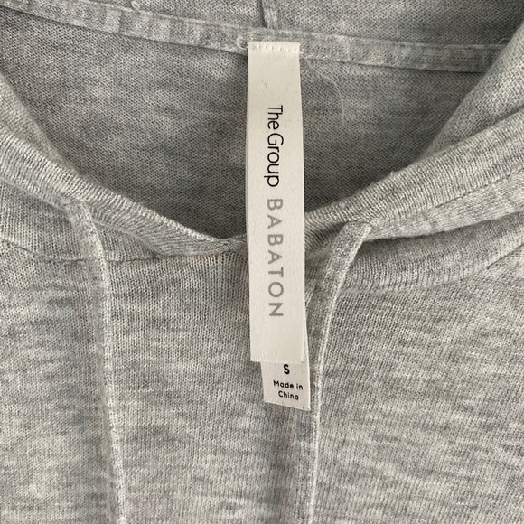 Aritzia Babaton Gray Long Sleeve Hoodie Small - Picture 4 of 7